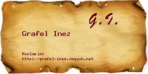 Grafel Inez névjegykártya